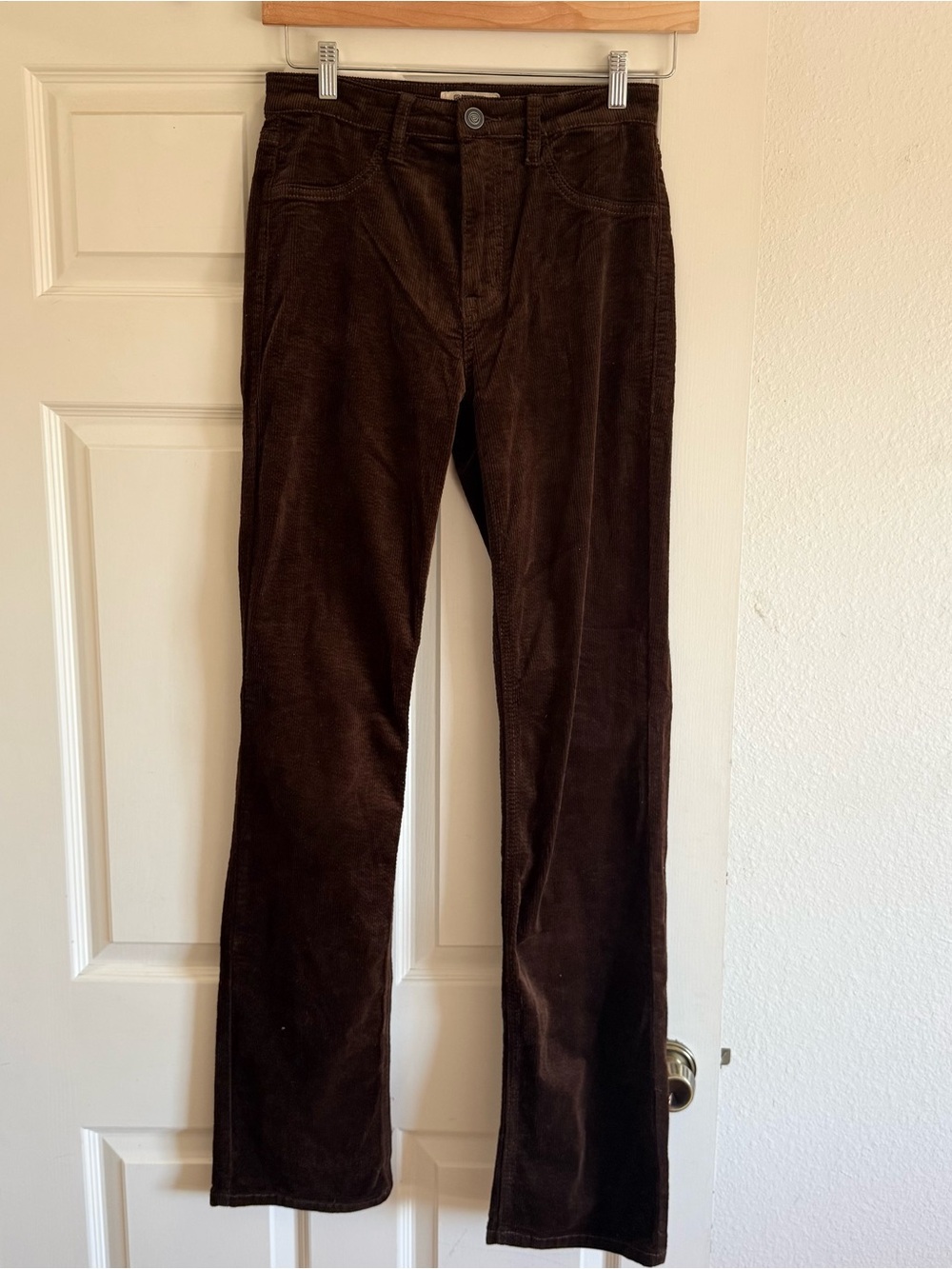 Rock & Roll Fenim straight leg corduroy pants